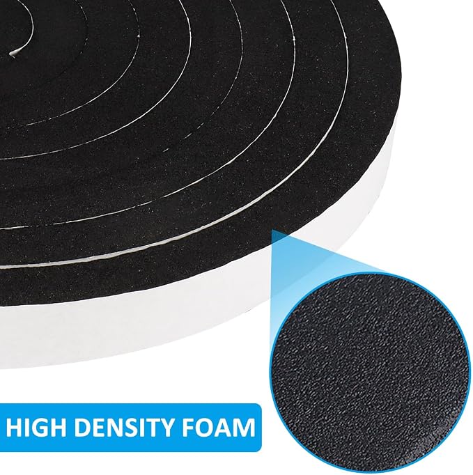 DGSL Foam Weather Stripping, 13Ft Door Window Seal Tape | Self Adhesive - Image 3