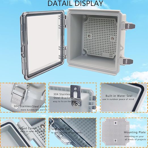 Waterproof Junction Box, ABS Plastic Electrical Box - Image 3