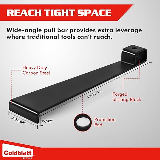 Goldblatt Laminate Flooring Tools, Professional Wood LVP Installation Kit | - Image 4