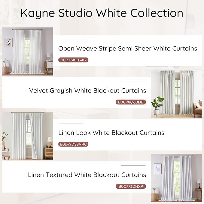 Kayne Studio Grayish White Velvet Pinch Pleated Back Tab Curtains 120 Inch | - Image 9