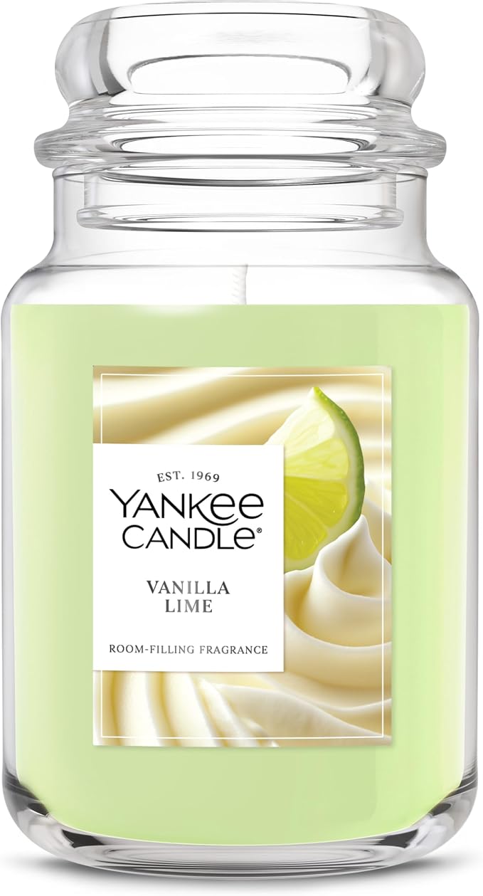 Yankee Candle Vanilla Lime Scented Candle, 22oz Large Jar by Unknown