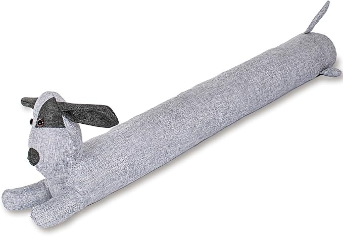 Dog Under Door Draft Stopper Heavy Duty, 3LB 36 Inch Decorative Fabric Door by SANFERGE