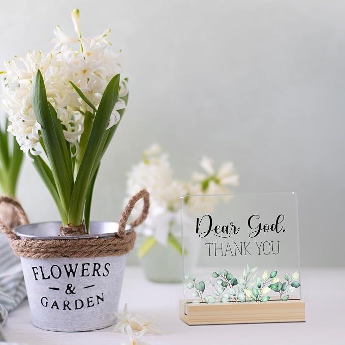 Farmhouse Decor, Acrylic Christian God Home Decorations, Aesthetic Entry Way - Image 7