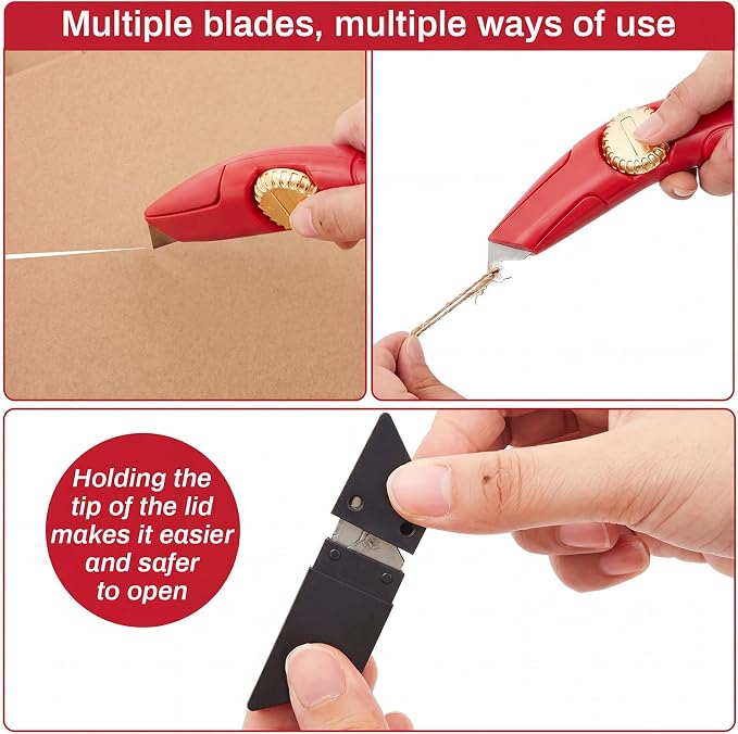 WILLBOND 3 Pack Heavy Duty Fixed Roofing Knife - Image 5
