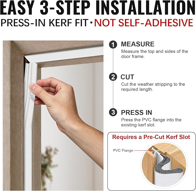 Litaibai Kerf Door Weather Stripping - Image 8