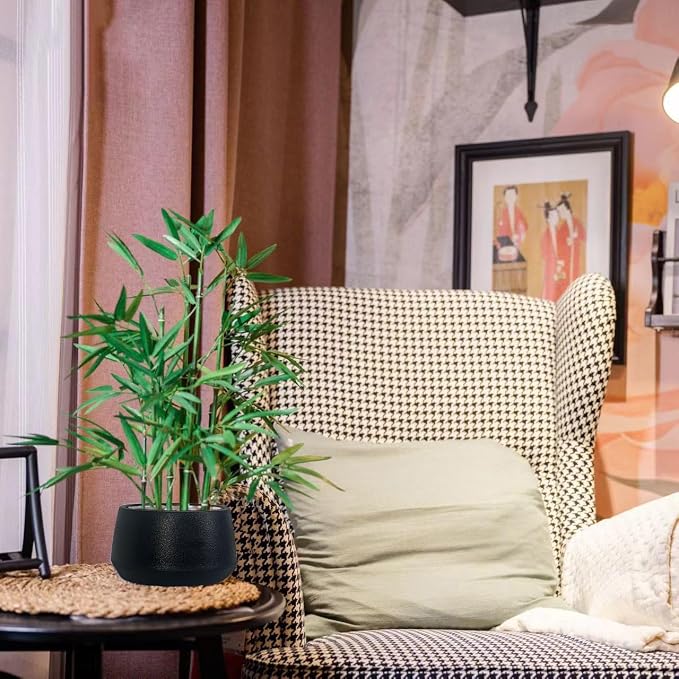 365 Blooming Decor 18-inch Tall Potted ARTIFICIAL Bamboo Plant - Image 4