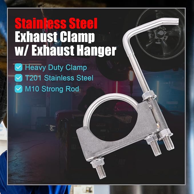 Stainless Steel 2.5" 2-1/2 Inch Exhaust Clamps - Image 3