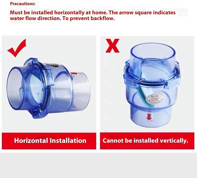 Single Way Stream Control Gate for Under Sink Effluent Easy Install Clear - Image 8