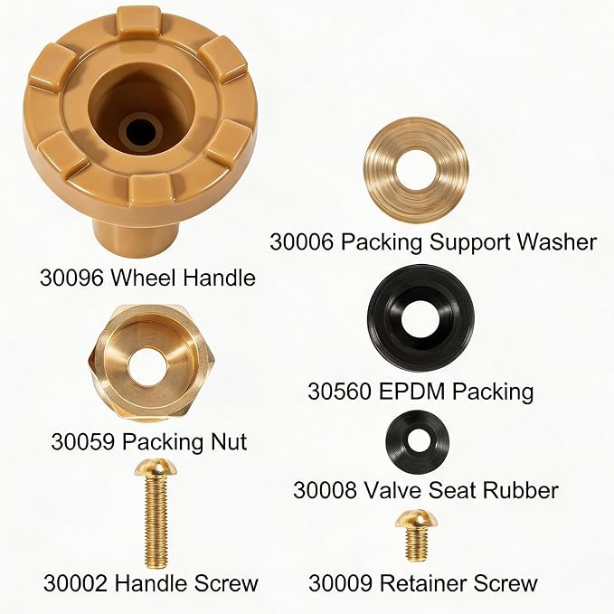 RK-14MH Repair Kit Metal Handle, Outside Faucet, Compatible - Image 7