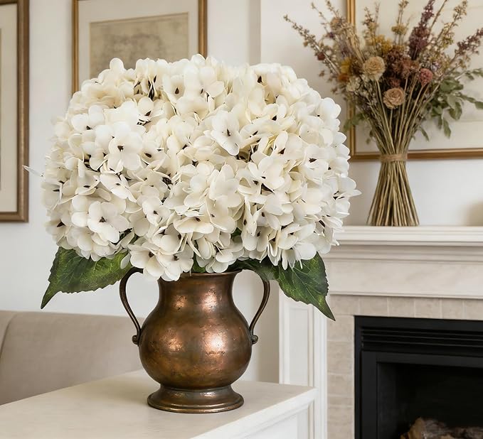 Kimura's Cabin 6pcs Artificial Hydrangea Flowers Fake Hydrangeas, Wedding Party - Image 5