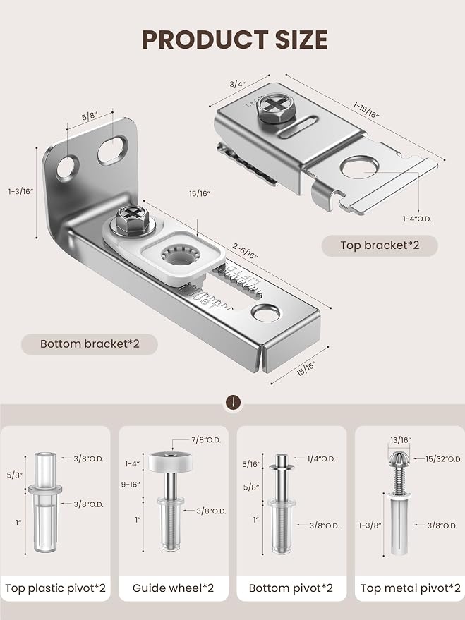 Bifold Door Hardware Repair Kit - Image 2