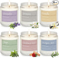Scented Candles Gift Set for Women, Sandalwood Rose & Eucalyptus Mint. 42 oz by PELN