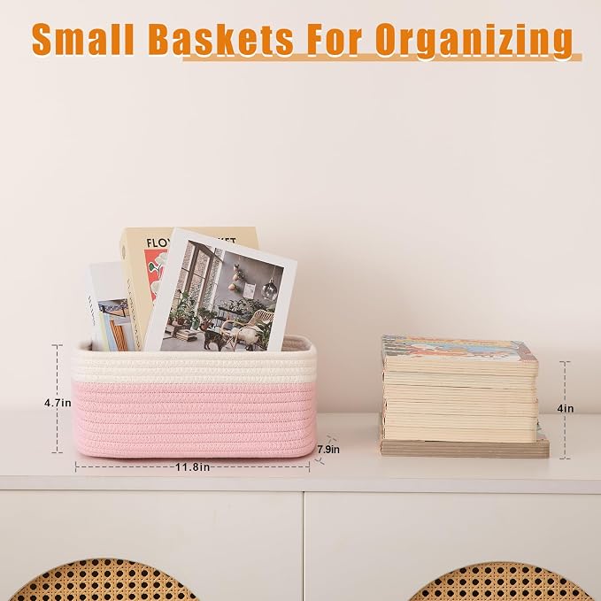 OIAHOMY 4 PACK 7L Storage Baskets - Image 2
