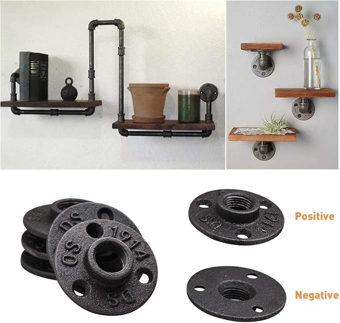 1/2" Floor Flange, Home TZH Malleable iron Pipe Fittings - Image 5