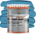 YOA Epoxy Floor Paint Kit, 4 Gallon Lake Blue by YOA