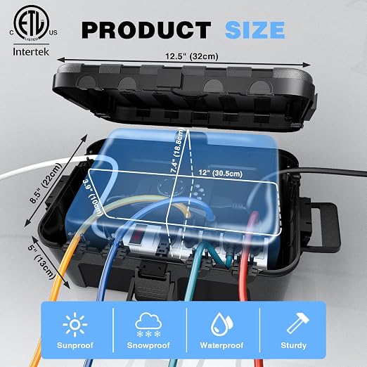 Large Outdoor Electrical Box Waterproof, - Image 5