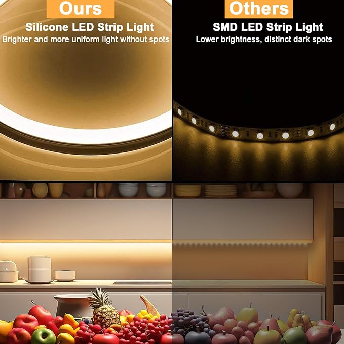 Lamomo LED Strip Lights, Tunable White Neon Rope Lights - Image 4