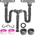 Flexible Expandable Double P-Trap Kit by Unknown