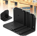 8 PCS 4x4x3.5 L Right Angle Bracket, Heavy Duty Corner Brace | by Unknown