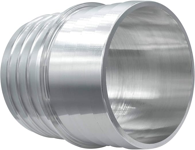 ICT Billet 2" to 2" Inch Hose Barb Splice Coupler Repair Mend Fitting Adapter - Image 3