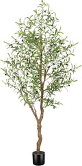 FEELEAD 6FT Faux Olive Tree by Home