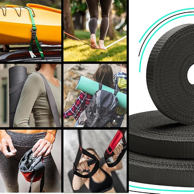 Webbing Strap, 3/4" to 2", 10-50 Yds, EDC gear, backpack repair and pet dog - Image 6