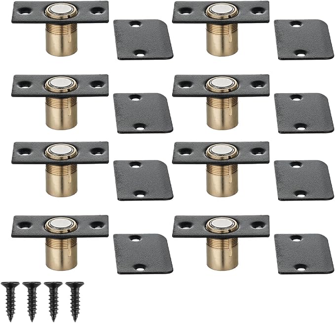 JQK Closet Magnetic Door Ball Catch Hardware, 430 Stainless Steel Catch by Homeimprovement