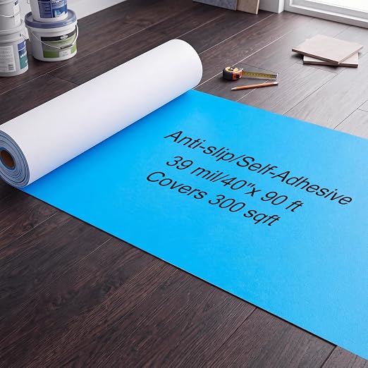 Amylove 40" x 90' Temporary Floor Protection No Residue Self-Adhesive Surface by Amylove