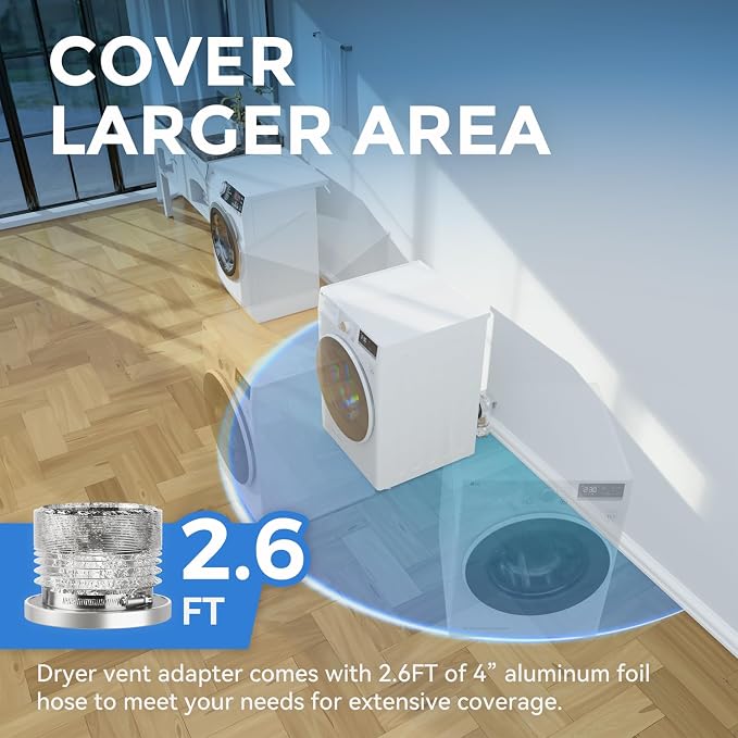 Magnetic Dryer Vent Coupling DV90 Airtight Seal Dryer Vent Connector Kit Easy - Image 3