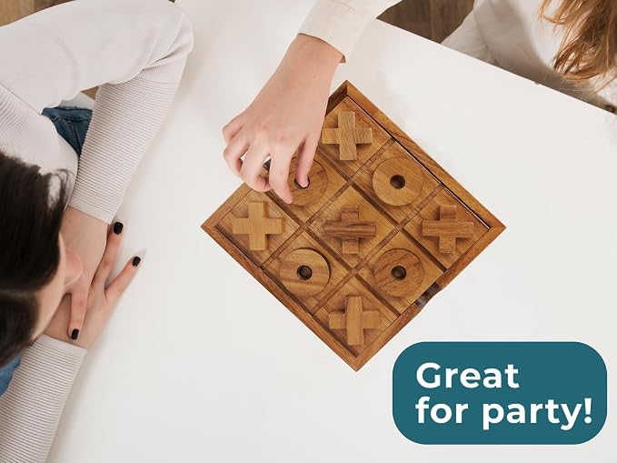 BSIRI Extra Large Tic Tac Toe Board Games - Image 7