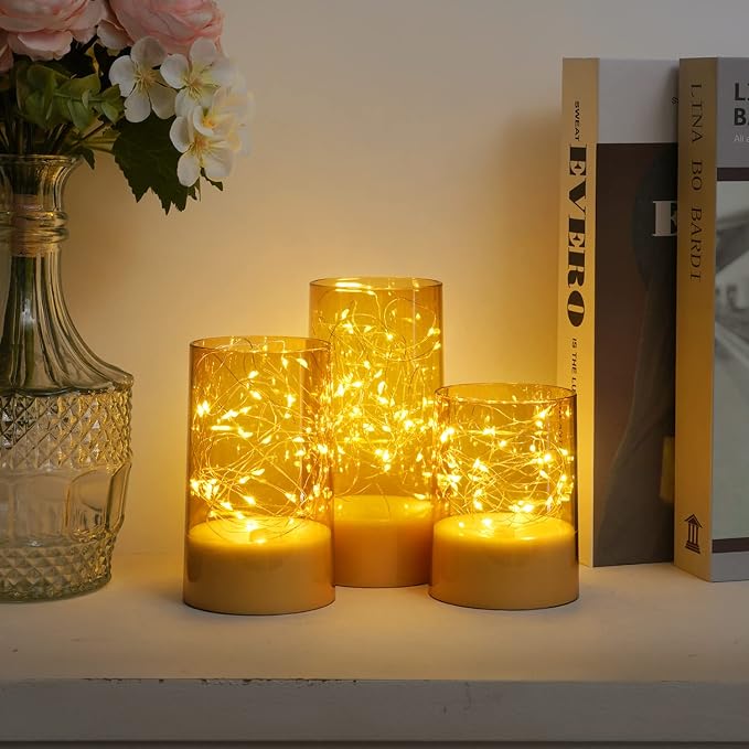 Homemory Flickering Flameless Candles - Image 2