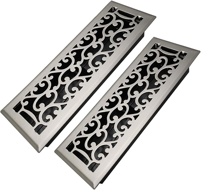 Howeall 4x14 Inches 2 Pack Heavy Duty Walkable Floor Register by Howeall
