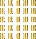 25-Pack 3/4 Inch PEX Plug End Cap Fittings | Brass by SUNGATOR
