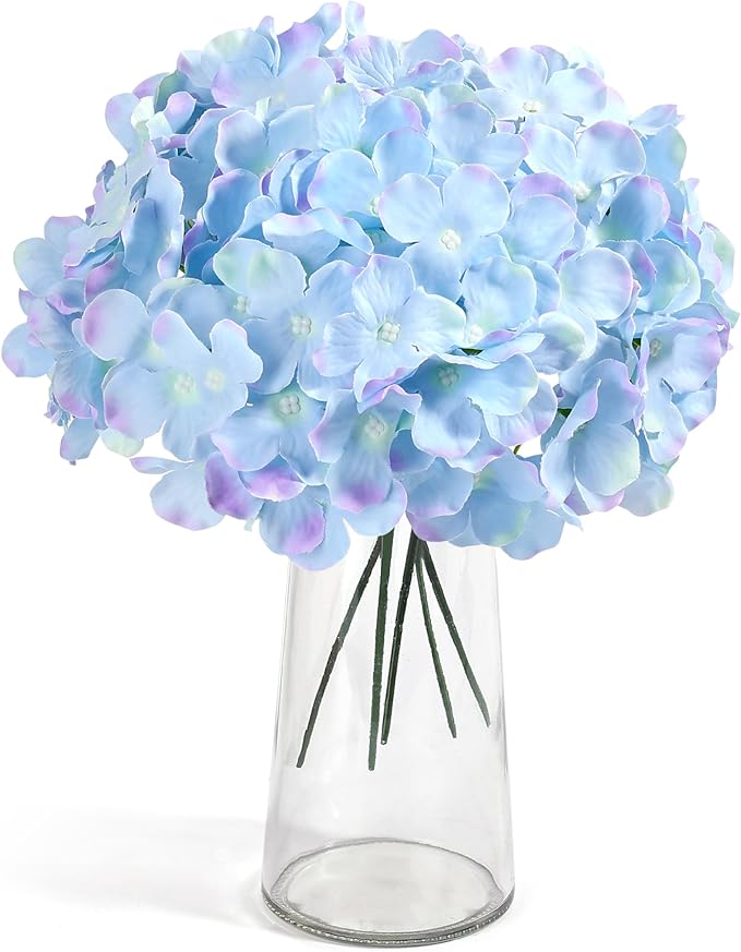 Auihiay 64Pcs Artificial Hydrangea Flowers, Fake Flowers - Image 2
