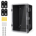 LeMotech Junction Box IP67 Waterproof Electrical Box ABS Plastic Hinged Shell by LeMotech