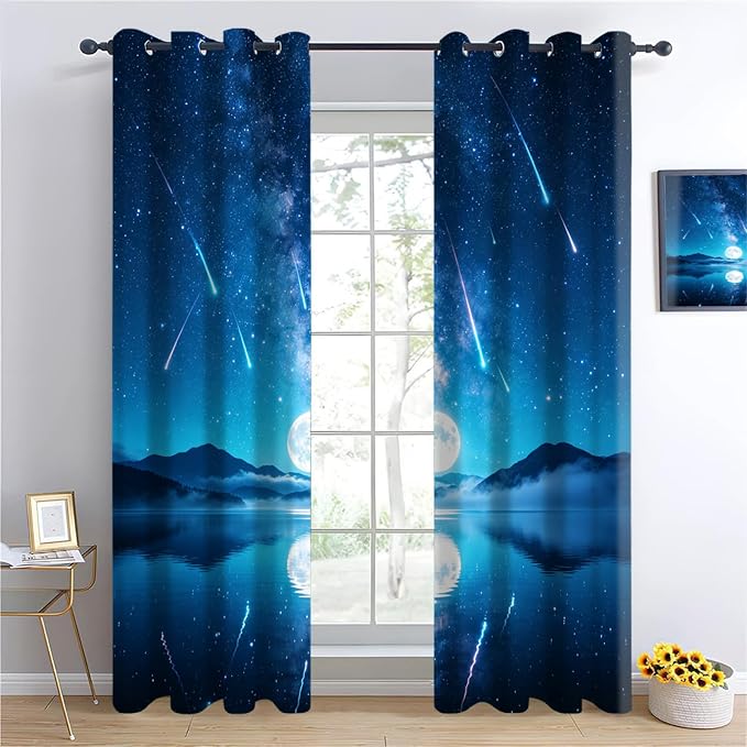 Starry Sky Curtains 63 Inches Long - Image 4