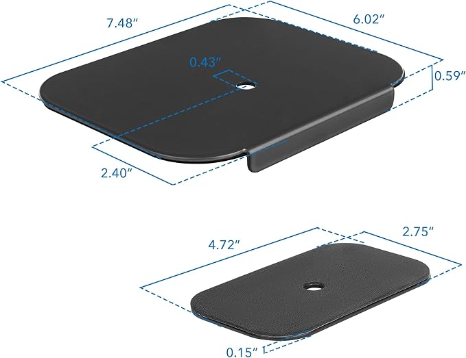 Mount-It! Monitor Mount Reinforcement Plate, Steel Desk Protector - Image 7