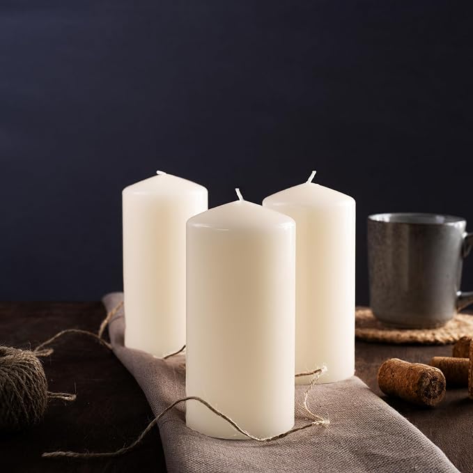 3x6 Pillar Candles Set of 3 - Image 8