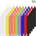 Howemon 100 Pack Assorted Color Spell Chime Candles, 4 Inch Mini Taper Candles by Howemon