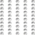 50 Pack Knockout Seals, Galvanized Steel Electrical Box Plugs, Zinc-Plated Rust by Wocloer