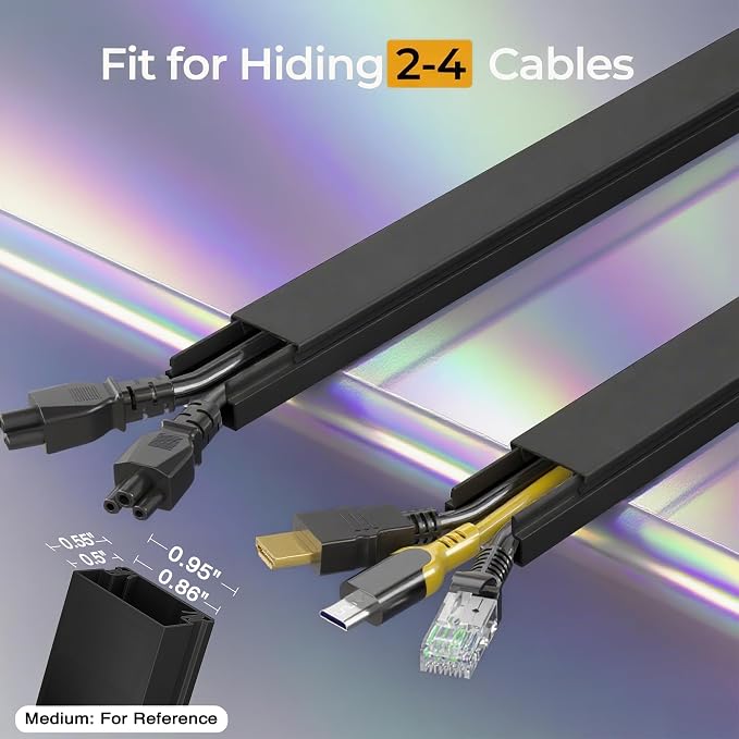 113.4in Cord Hider Kit, Cord Covers - Image 2