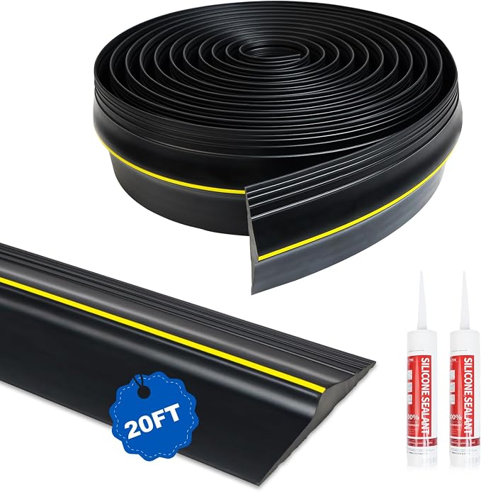DGSL 20FT Garage Door Threshold Seal Strip, Waterproof Rubber | Universal by DGSL