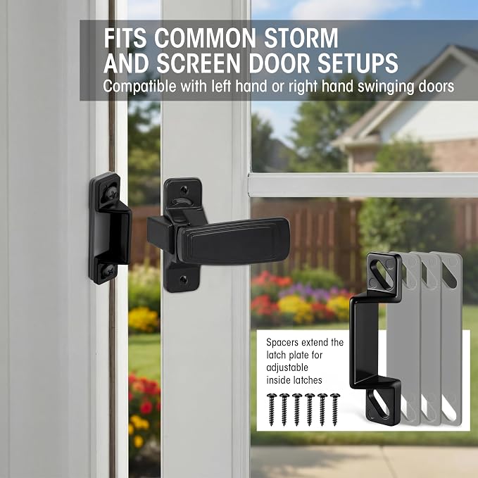 Storm & Screen Door Latch Replacement Kit - Image 3