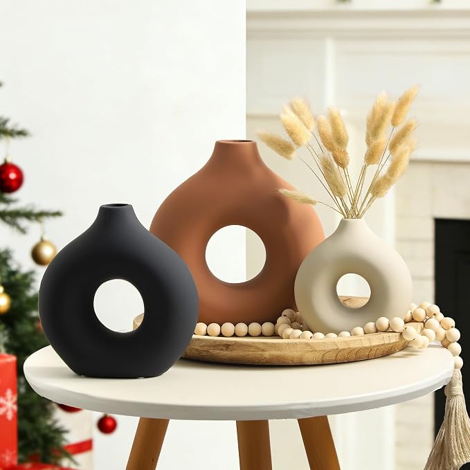 Vanselia Ceramic Vase Home Table Decor - Image 9