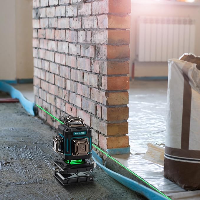 KEZERS Laser Level Set with Receiver, 4 x360 Self Leveling Laser Level with - Image 6