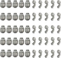 Conduit Connectors, 3/4 Inch Liquid Tight Connector NPT Non-Metallic by HDHAODA