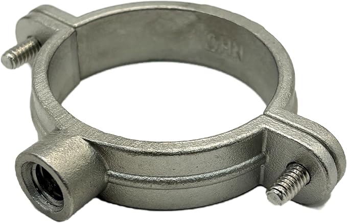 Split Ring Pipe Hanger, 316 Stainless Steel, 3/8" Rod Fitting, Marine Grade by Unknown