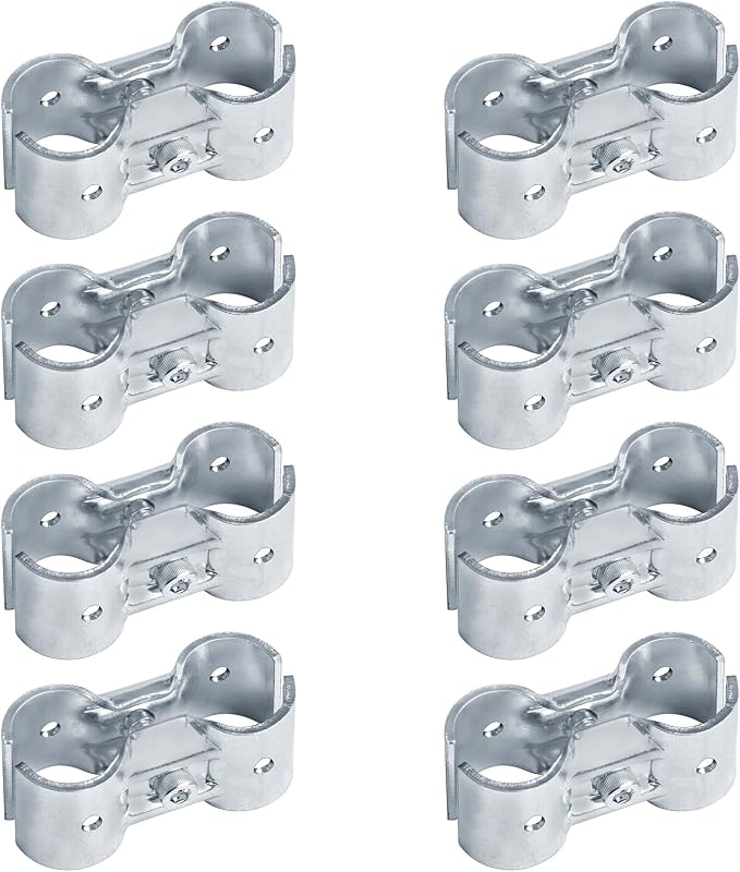 8 Sets 1" EMT Conduit Connectors Double Port Parallel Pipe Clamp | - Image 5