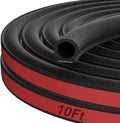 alophoty 10 Ft Rubber Weather Stripping Door Seal, D Shaped Automotive Weather by alophoty