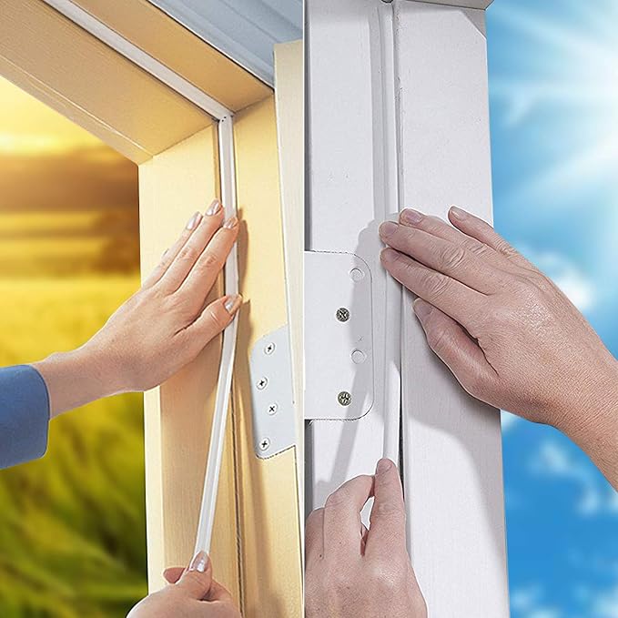2-Pack Weather Seal Strips for Doors/Windows, 66ft | Thick 0.36"x0.3" fills - Image 6